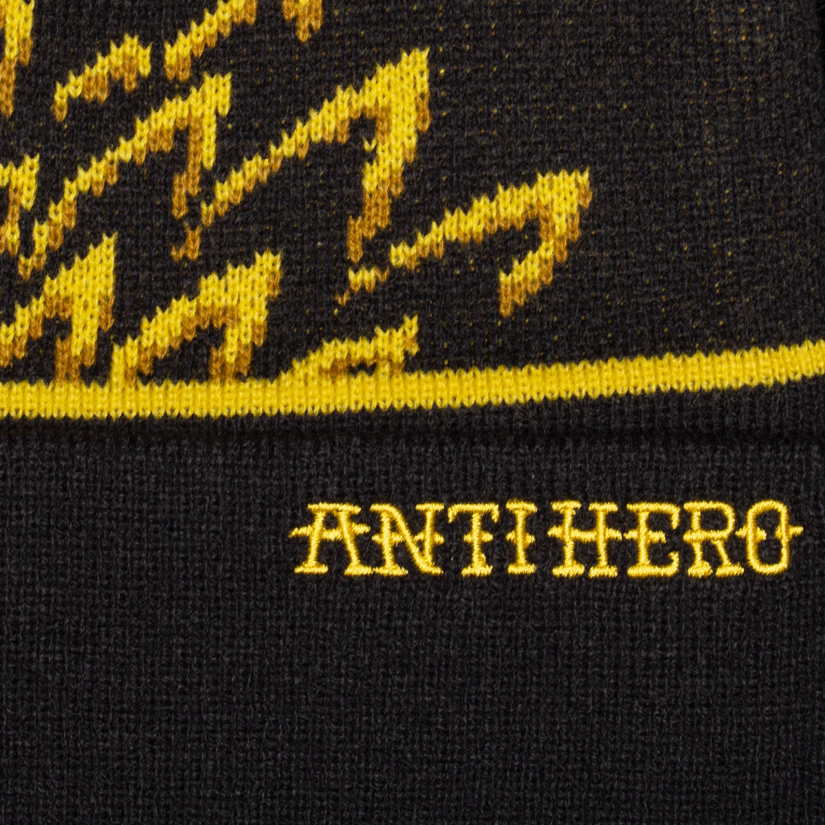 Anti Hero - Eagle Pom Beanie
Color : Black / Yellow