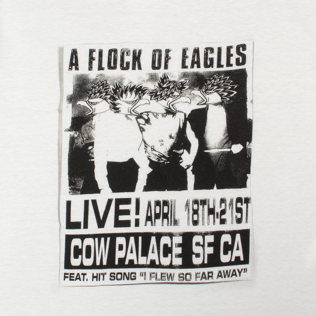 Anti Hero - Flock Of Eagles T-Shirt
Color : White