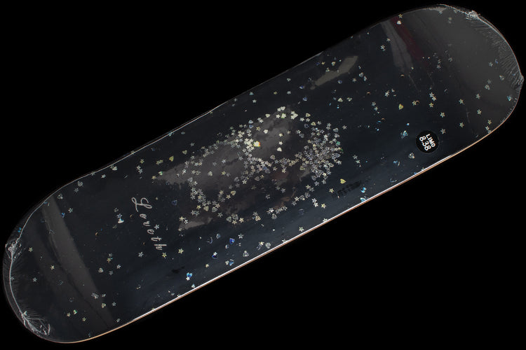 Limosine - Stardust Deck
Widths : 8.25", 8.38" &amp; 8.5"
Aaron Loreth pro model