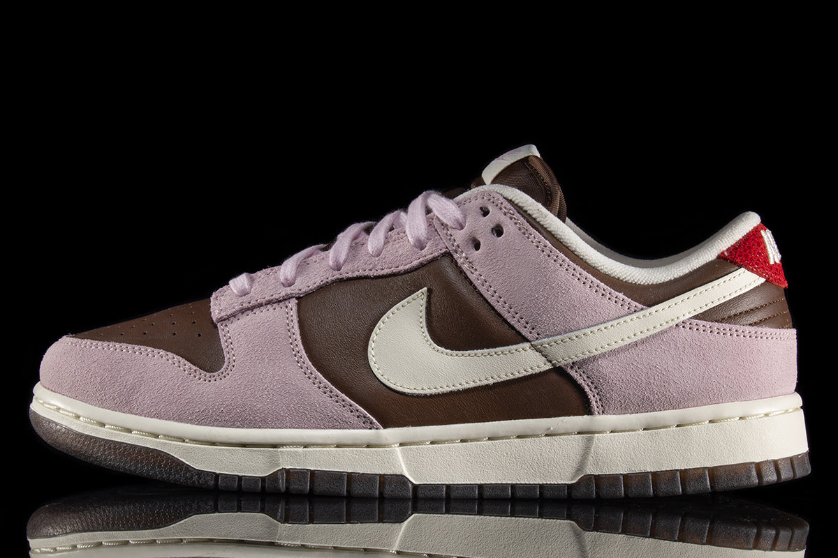 Nike | Women's Dunk Low Style # HM0987-200 Color : Cacao Wow / Pale Ivory / Pink Foam