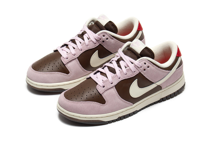 Nike | Women's Dunk Low Style # HM0987-200 Color : Cacao Wow / Pale Ivory / Pink Foam