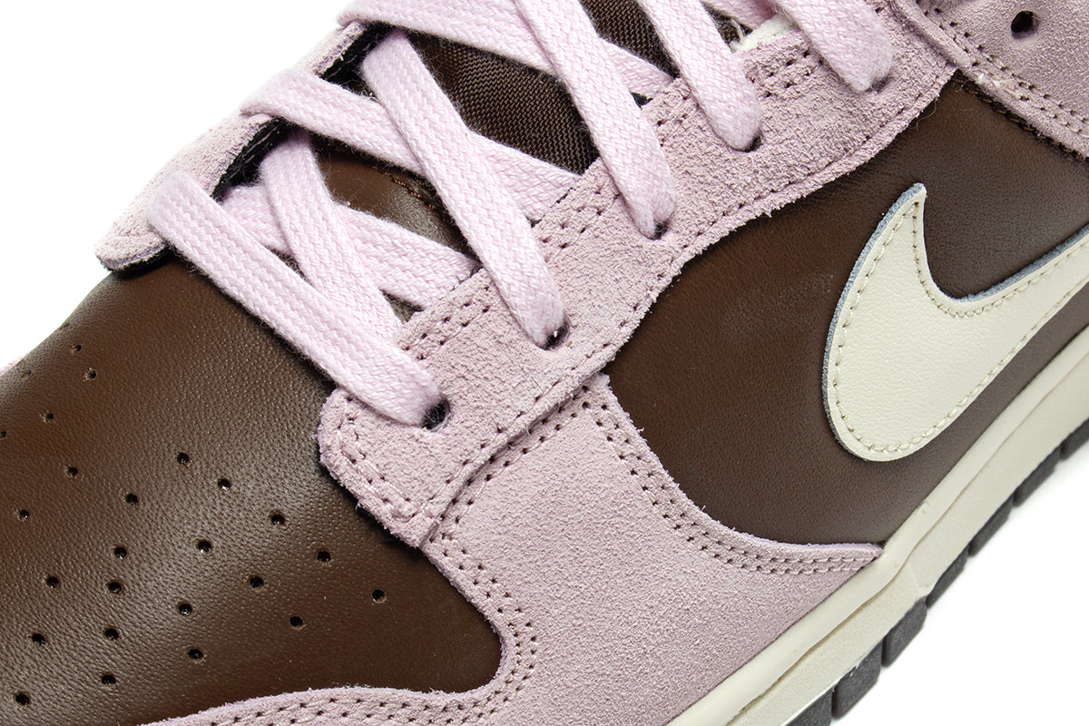 Nike | Women's Dunk Low Style # HM0987-200 Color : Cacao Wow / Pale Ivory / Pink Foam