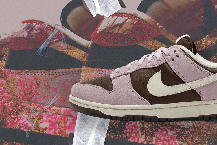 Nike | Women's Dunk Low Style # HM0987-200 Color : Cacao Wow / Pale Ivory / Pink Foam