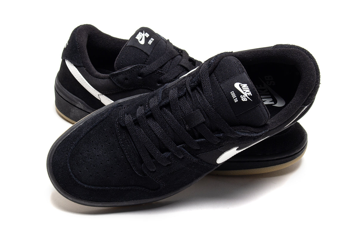 Nike SB - Code 58
Style # IB0108-001
Color : Black / Summit White / Black / Gum Light Brown