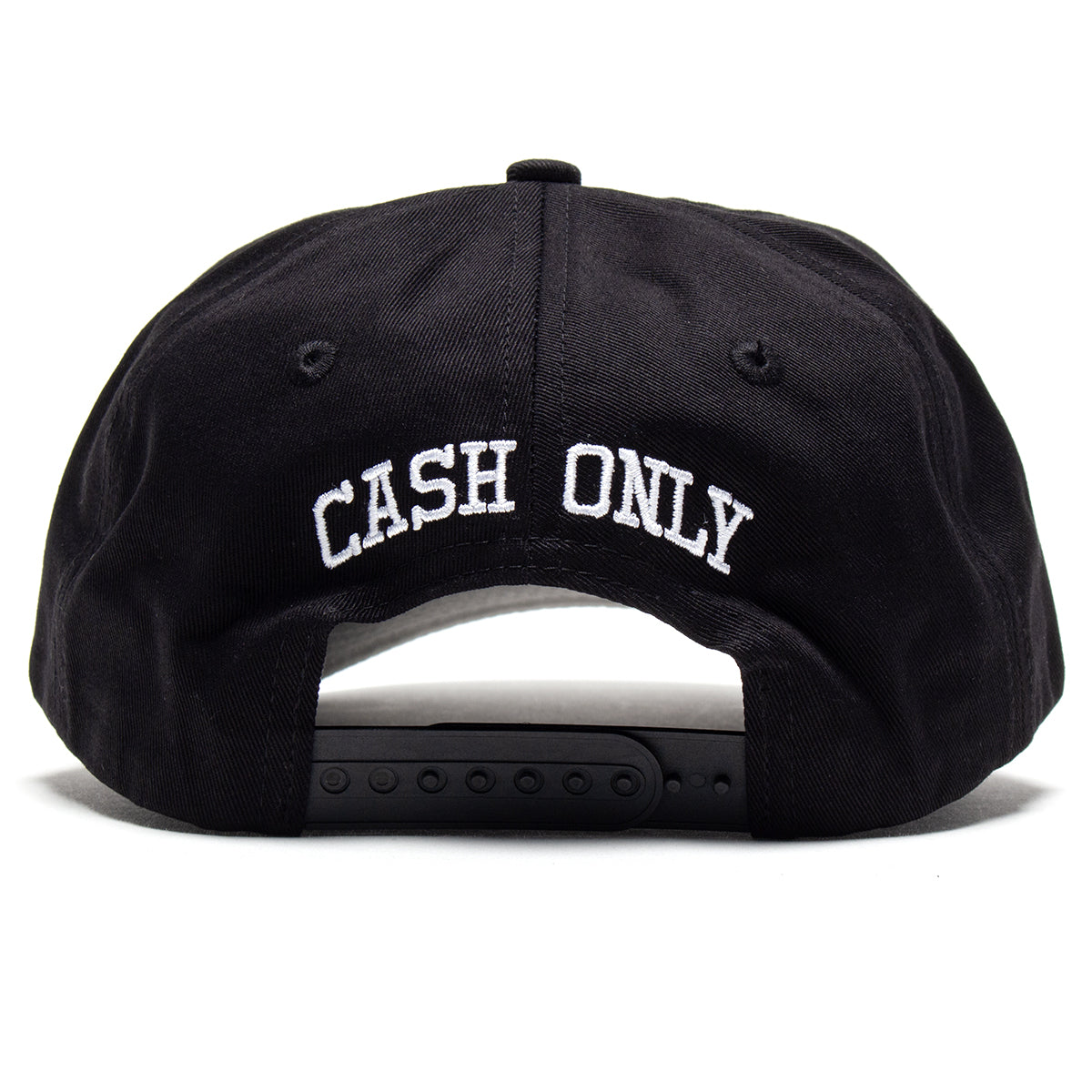 Cash Only - Slugger 5 Panel Hat
Color : Black