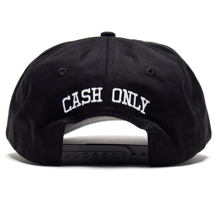 Cash Only - Slugger 5 Panel Hat
Color : Black