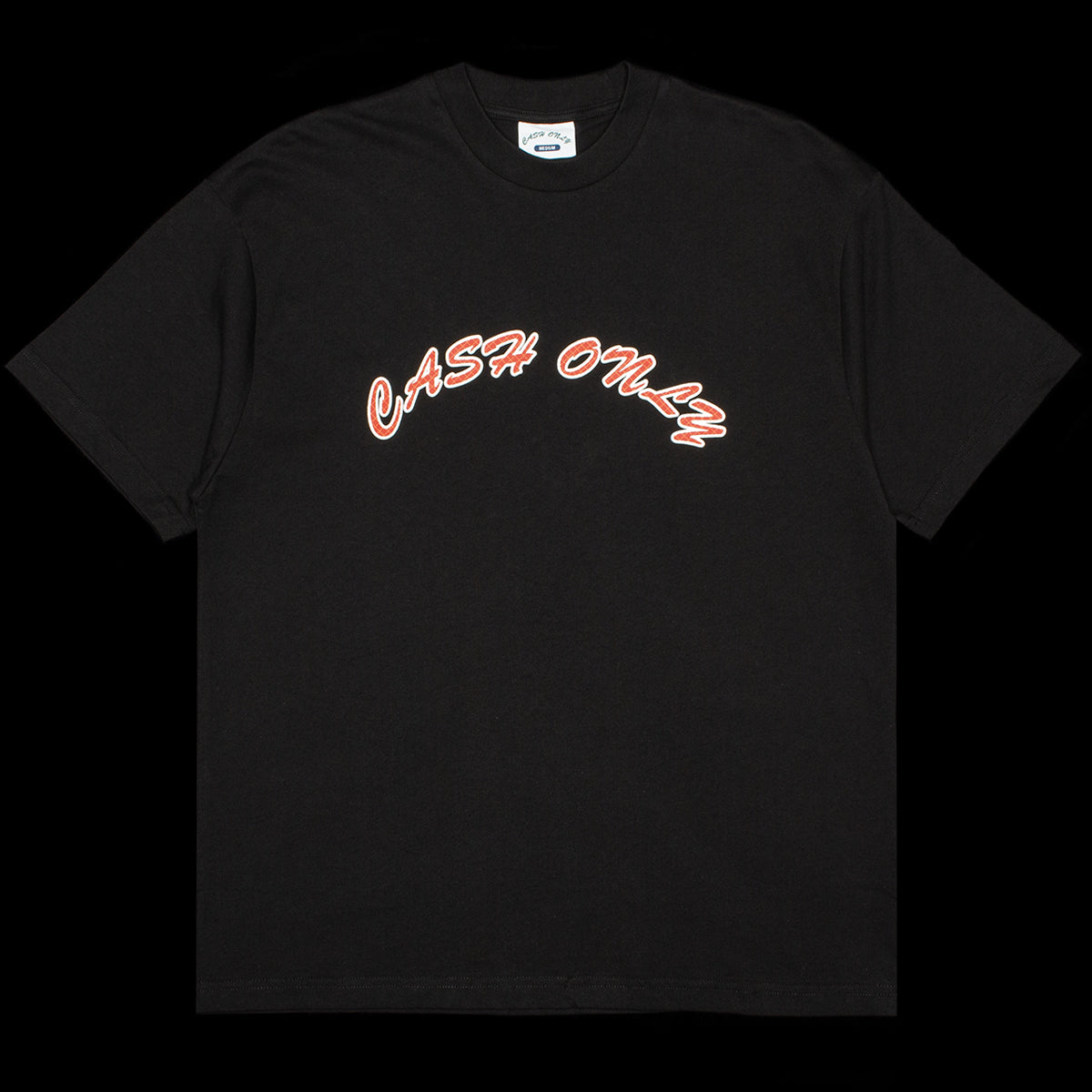 Cash Only - Grid Logo T-Shirt
Color : Black