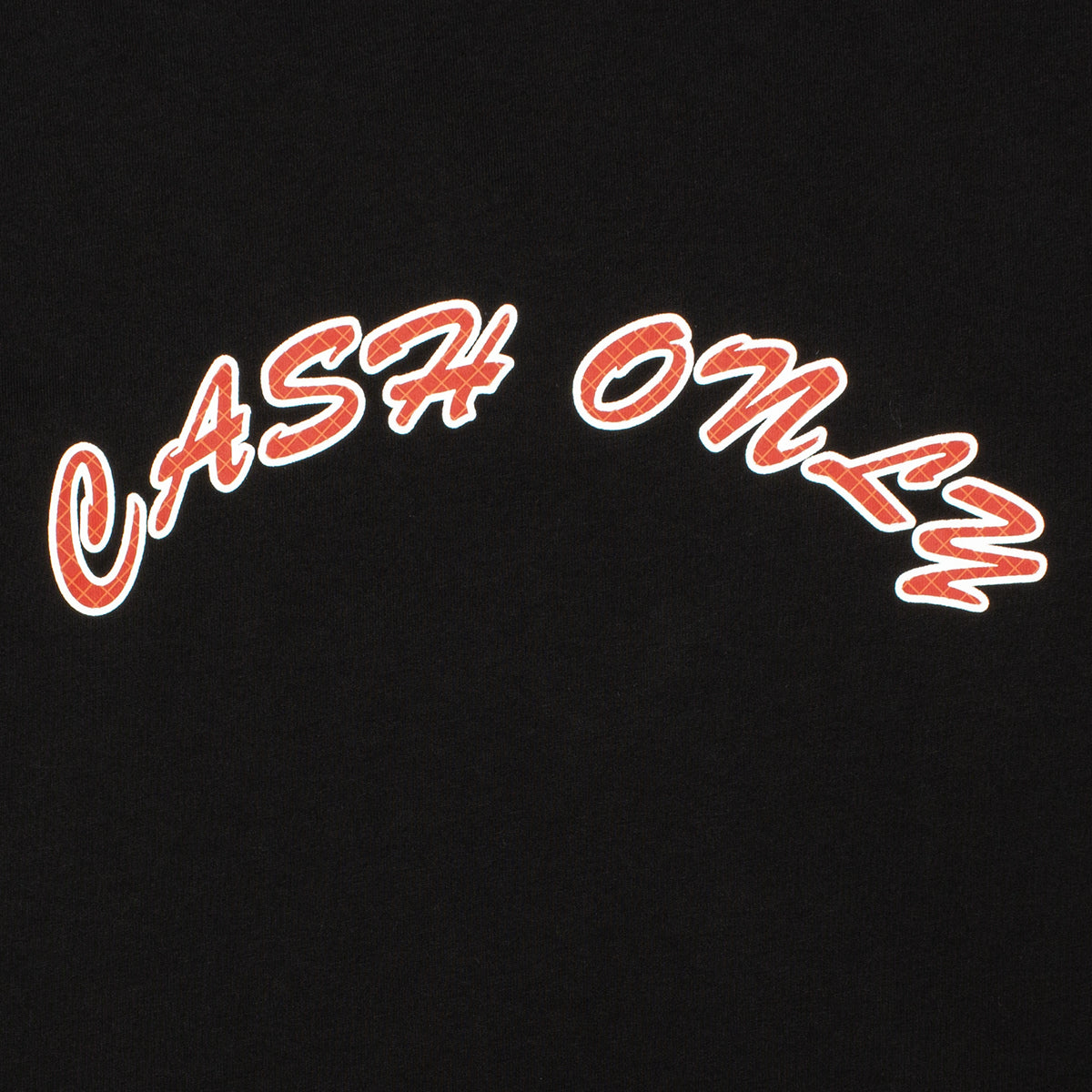 Cash Only - Grid Logo T-Shirt
Color : Black