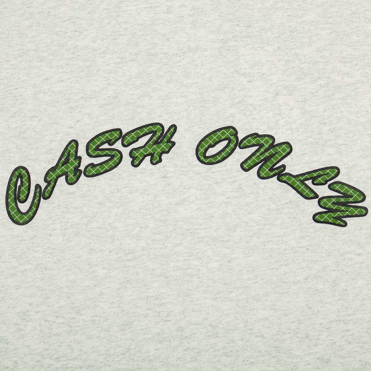 Cash Only - Grid Logo T-Shirt
Color : Ash