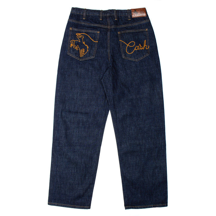 Cash Only - Rodeo Denim Jeans
Color : Blue Selvedge