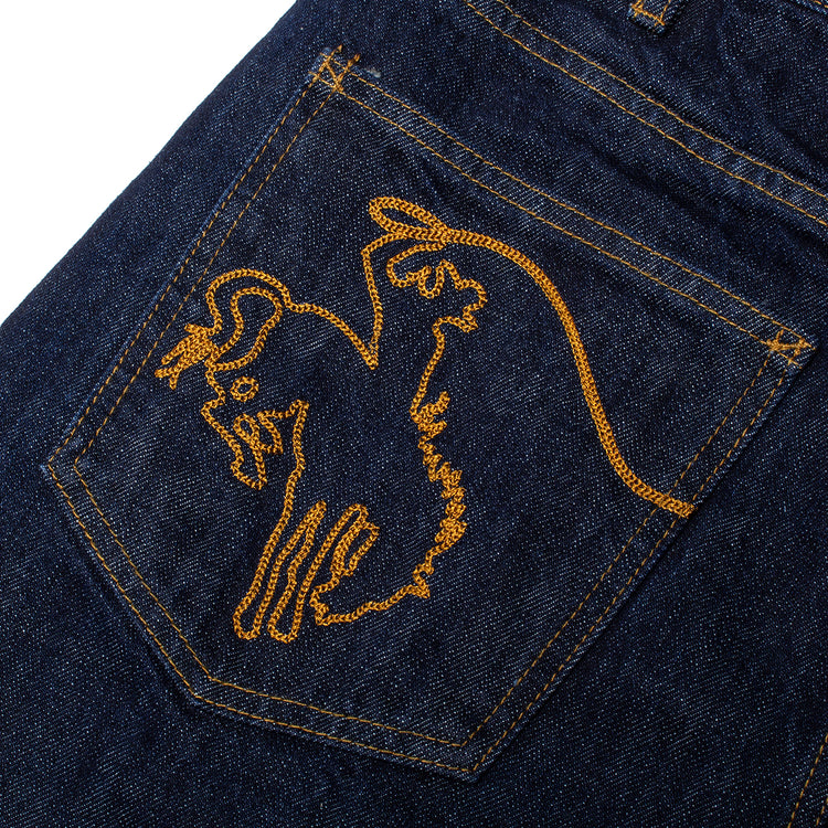 Cash Only - Rodeo Denim Jeans
Color : Blue Selvedge