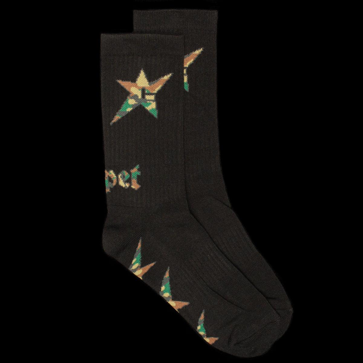 Carpet Company - C-Star Sock
Color : Black / Camo