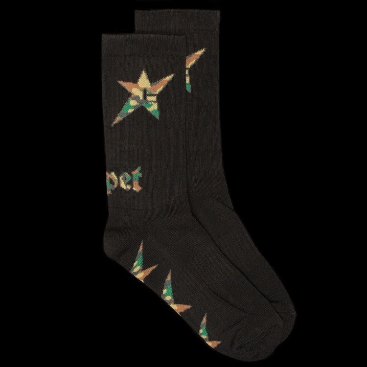 Carpet Company - C-Star Sock
Color : Black / Camo