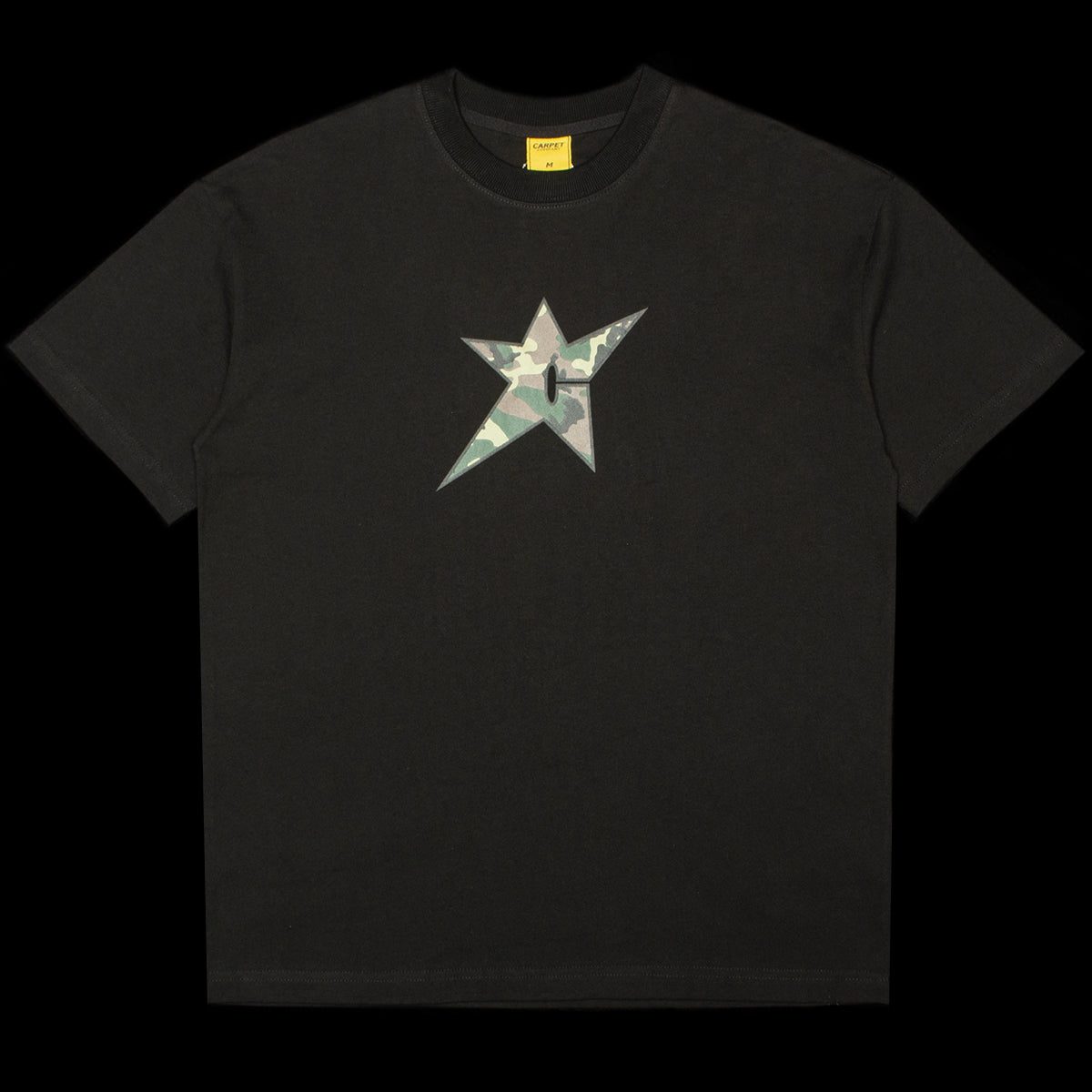 Carpet Company - C-Star T-Shirt
Color : Black / Camo