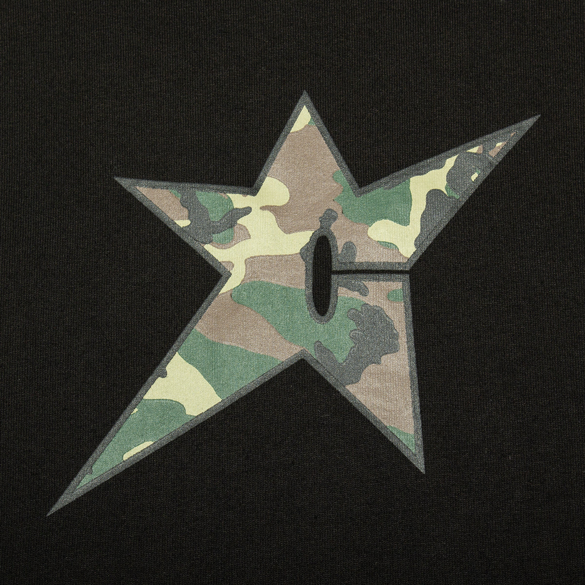 Carpet Company - C-Star T-Shirt
Color : Black / Camo