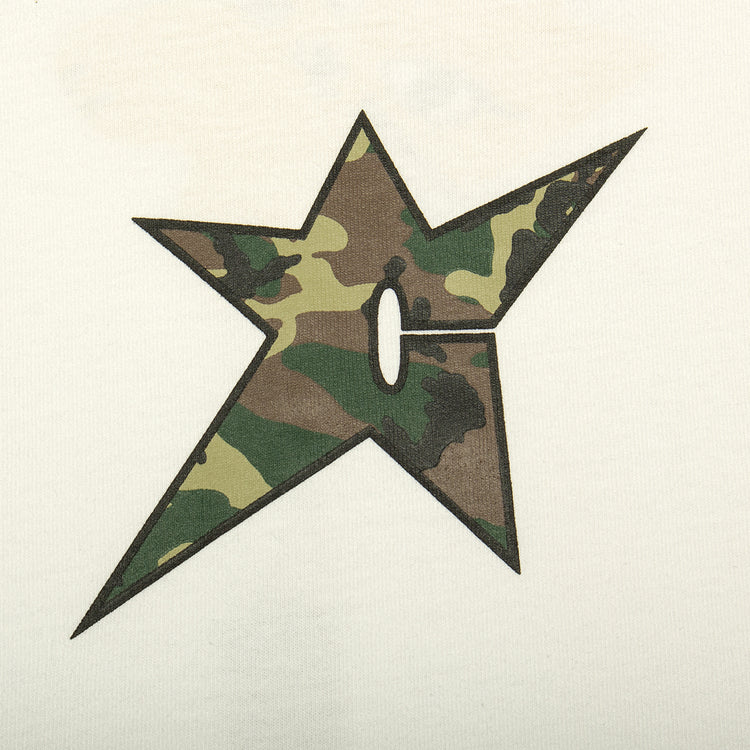 Carpet Company - C-Star T-Shirt
Color : White / Camo