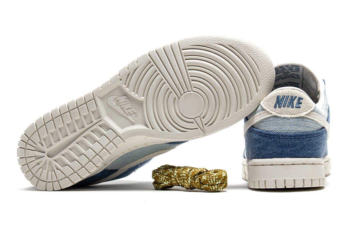 Nike - Dunk Low
Style # IH5073-006
Color : Smokey Blue / Pale Ivory / Denim Turq / Ochre