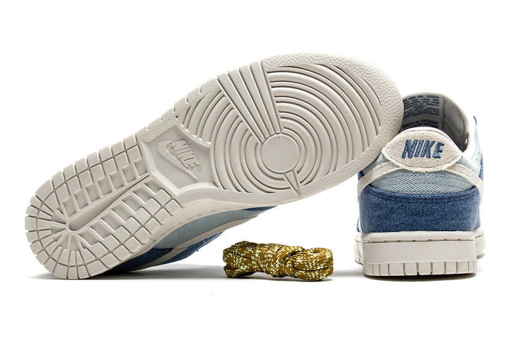 Nike - Dunk Low
Style # IH5073-006
Color : Smokey Blue / Pale Ivory / Denim Turq / Ochre