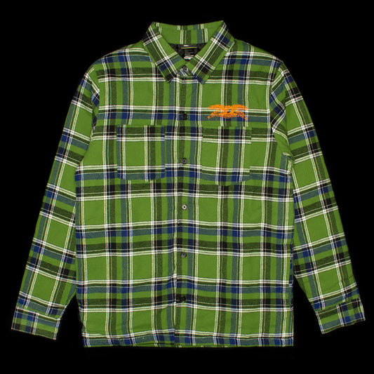 Anti Hero | Basic Eagle Flannel Jacket Color : Green / Blue