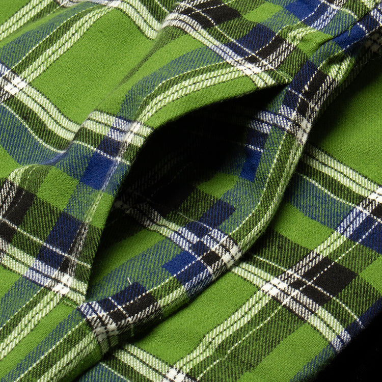 Anti Hero | Basic Eagle Flannel Jacket Color : Green / Blue