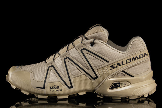 Salomon - Speedcross 3
Style # L47859900
Color : Safari / Black