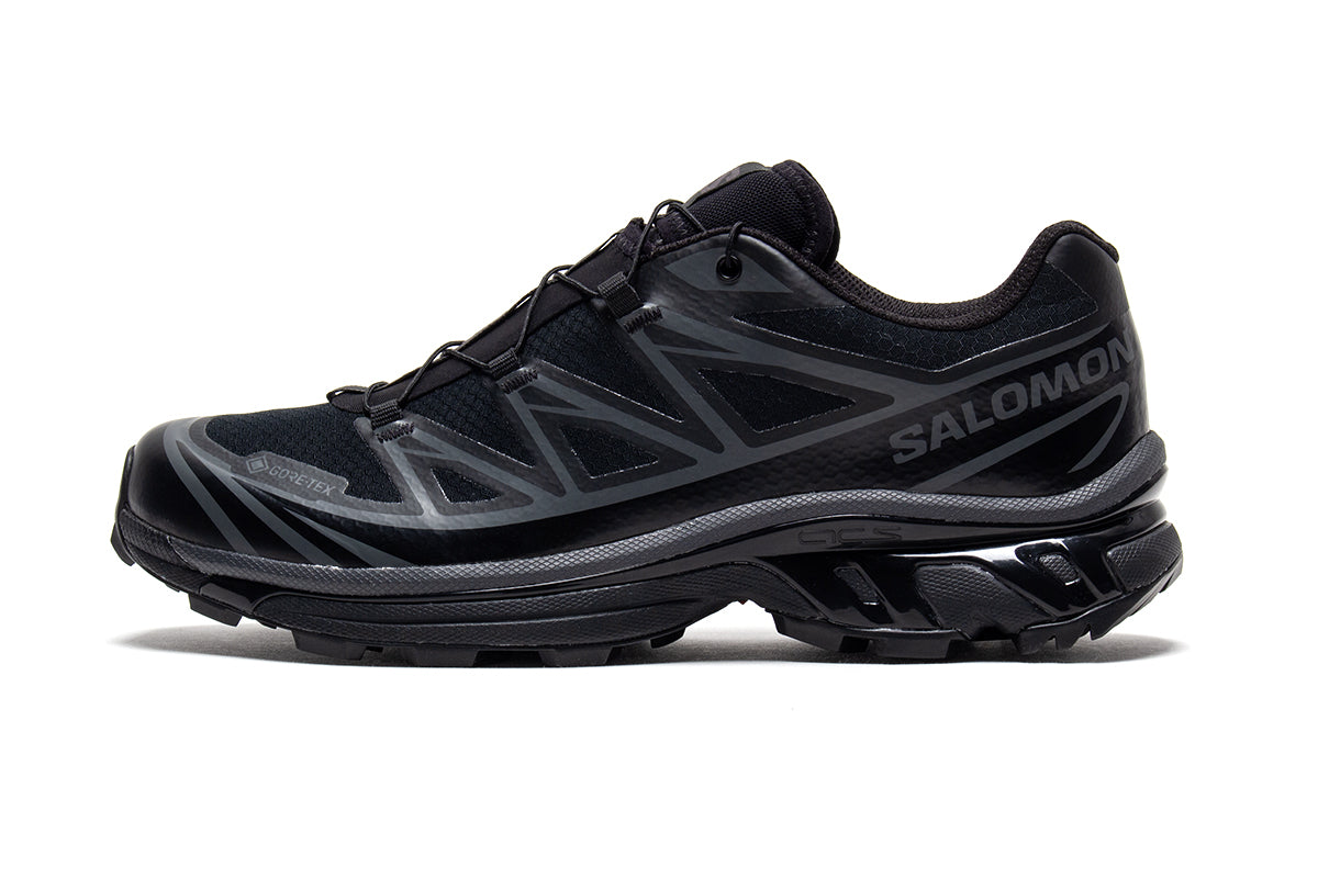Salomon - XT-6 GTX
Style # L45416900
Color : Black / Black / Asphalt