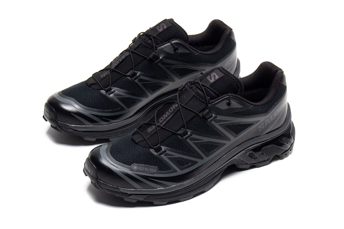 Salomon - XT-6 GTX
Style # L45416900
Color : Black / Black / Asphalt