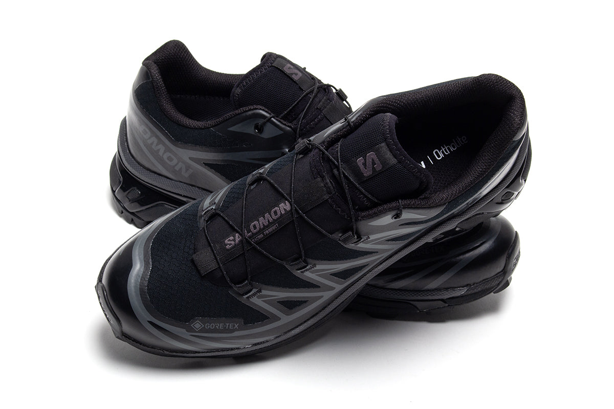 Salomon - XT-6 GTX
Style # L45416900
Color : Black / Black / Asphalt