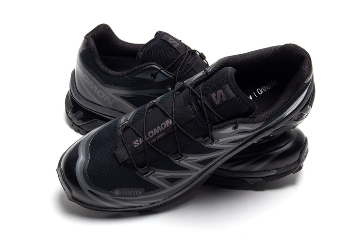 Salomon - XT-6 GTX
Style # L45416900
Color : Black / Black / Asphalt