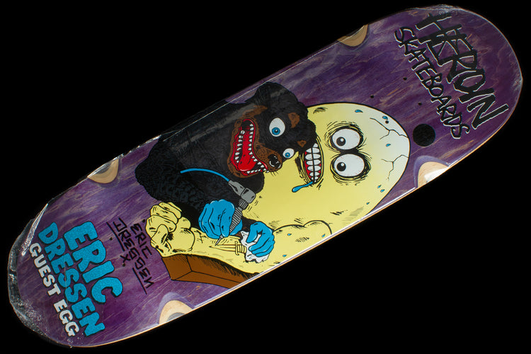 Eric Dressen - Signed Guest Egg Purple Deck 9.75"