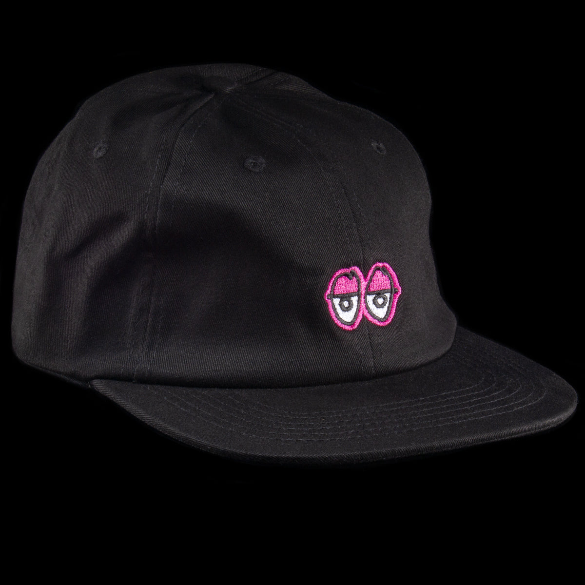 Krooked | Eyes Hat Color : Black / Pink