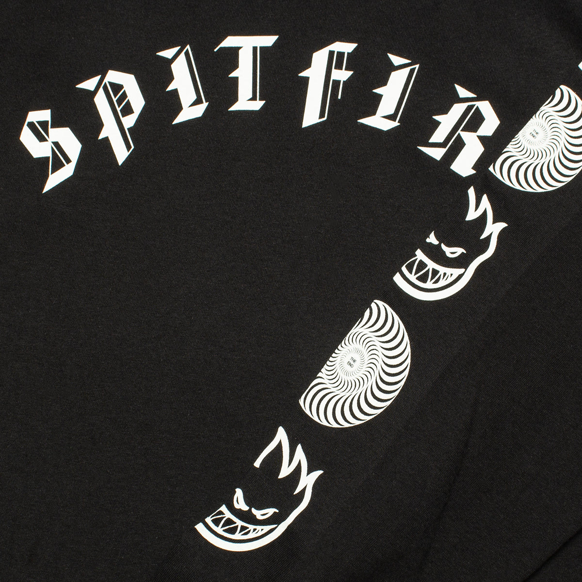 Spitfire | Old E L/S T-Shirt Color : Black / White