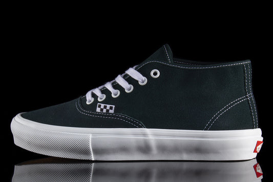 Vans | Skate Authentic Mid Style # VN0A2Z371CI1 Color : Dark Forest / White