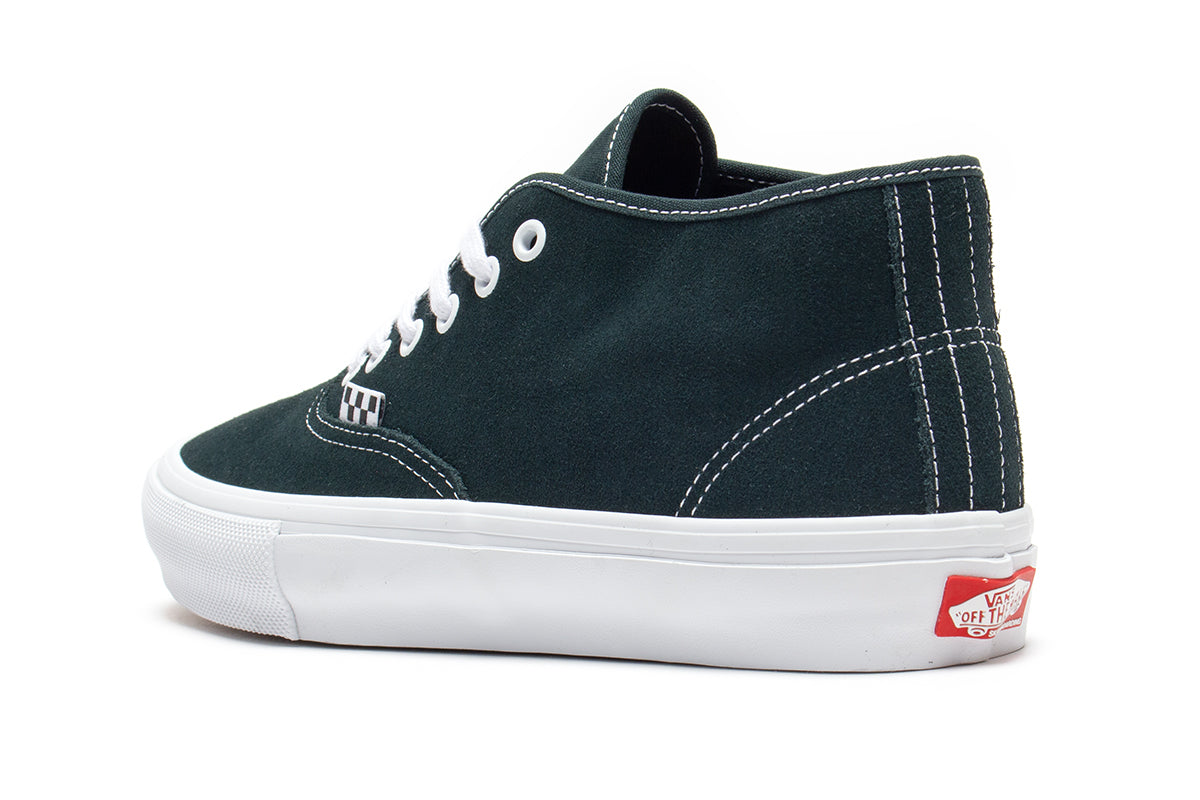 Vans | Skate Authentic Mid Style # VN0A2Z371CI1 Color : Dark Forest / White