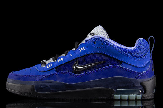 Nike SB - Air Max Ishod
Style # IR1887-400
Color : Blue Void / Metallic Silver / Radiant Blue