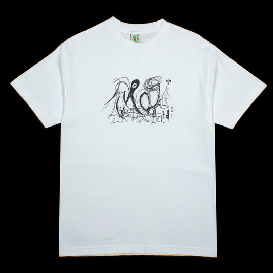 Frog | Scribble Daddy T-Shirt Color : White