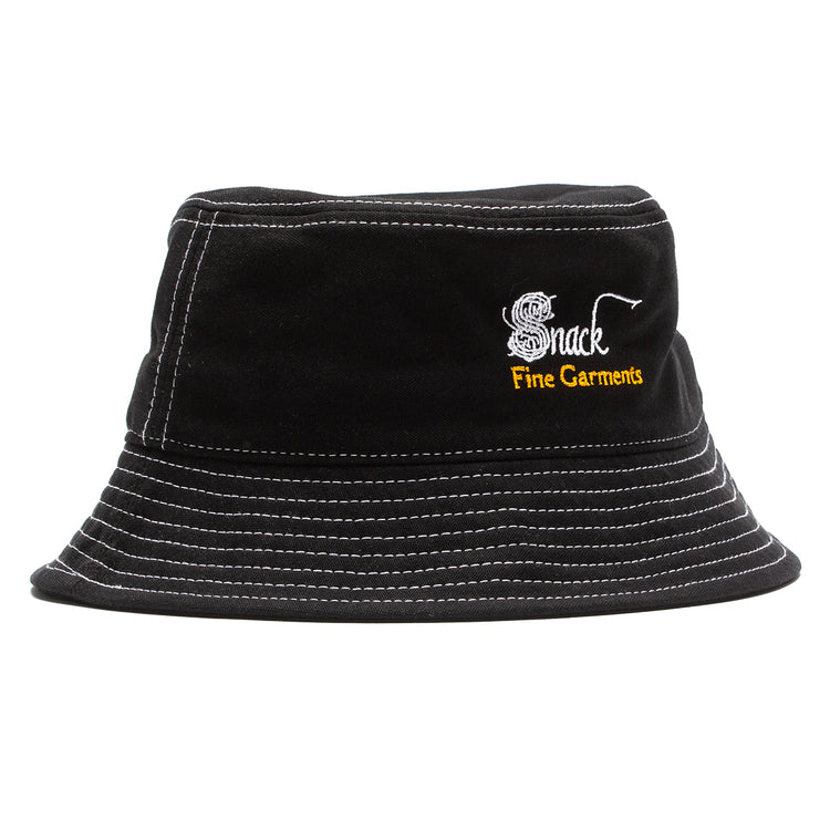 Snack | Fine Garments Bucket Hat Color : Overdyed Black
