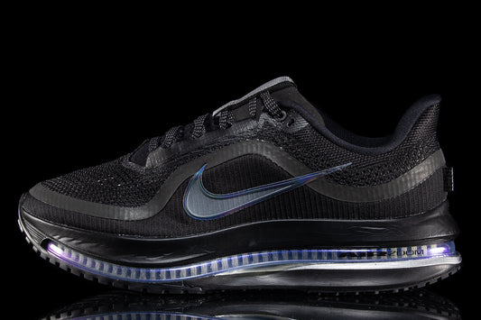 Nike - Pegasus Premium
Style # HQ2592-005
Color : Black / Black / Metallic Silver