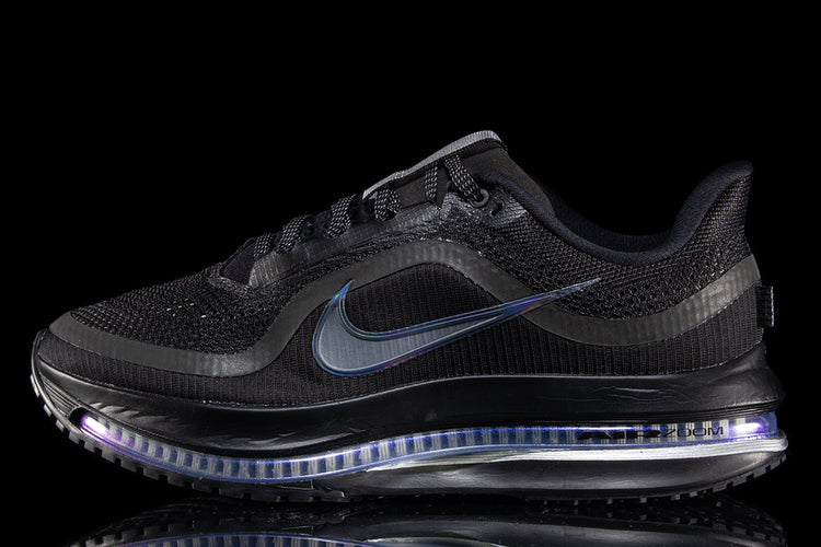 Nike - Pegasus Premium
Style # HQ2592-005
Color : Black / Black / Metallic Silver