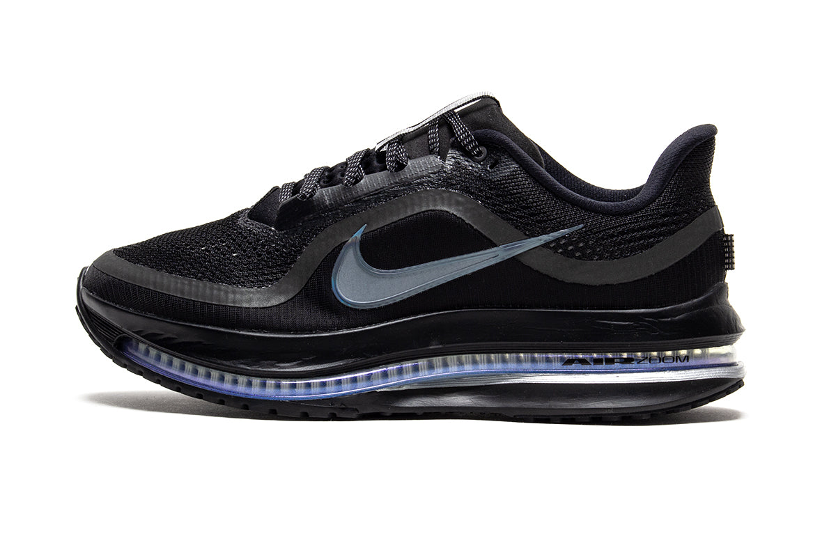 Nike - Pegasus Premium
Style # HQ2592-005
Color : Black / Black / Metallic Silver