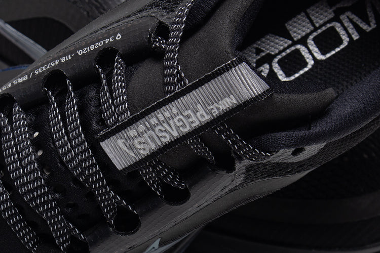 Nike - Pegasus Premium
Style # HQ2592-005
Color : Black / Black / Metallic Silver