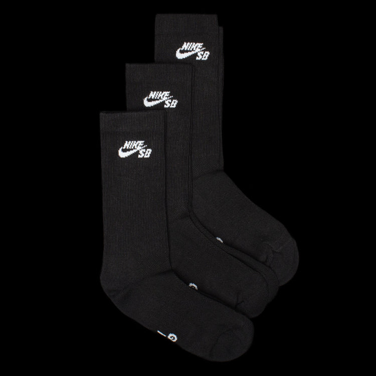 Nike SB - Everyday Elevated Skate Socks (3-Pack)
Style # IR1328-900
Color : Black