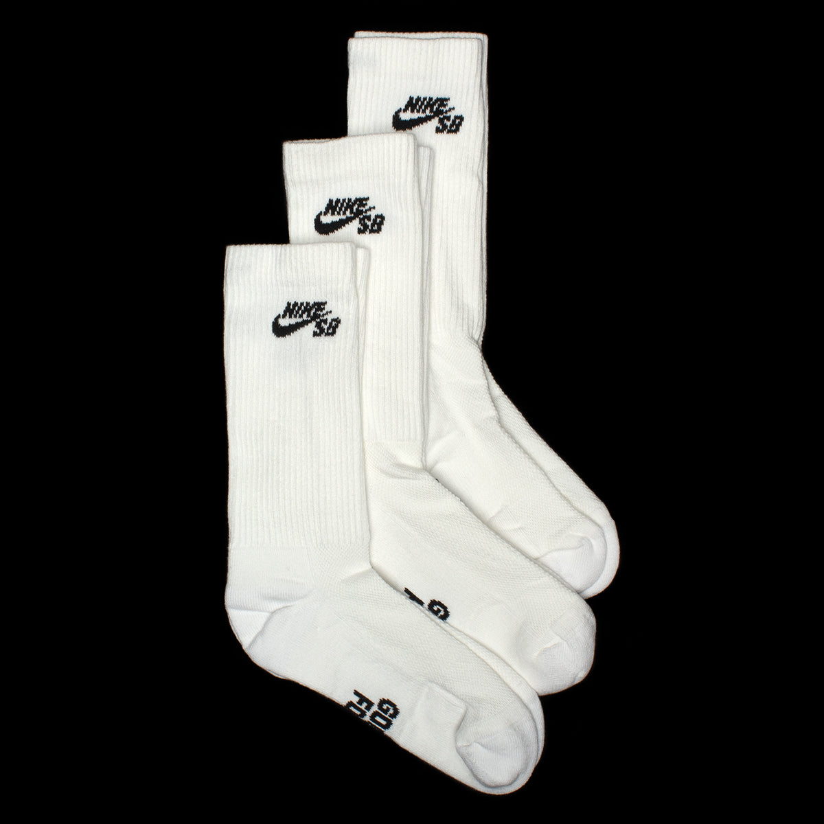 Nike SB - Everyday Elevated Skate Socks (3-Pack)
Style # IR1328-910
Color : White