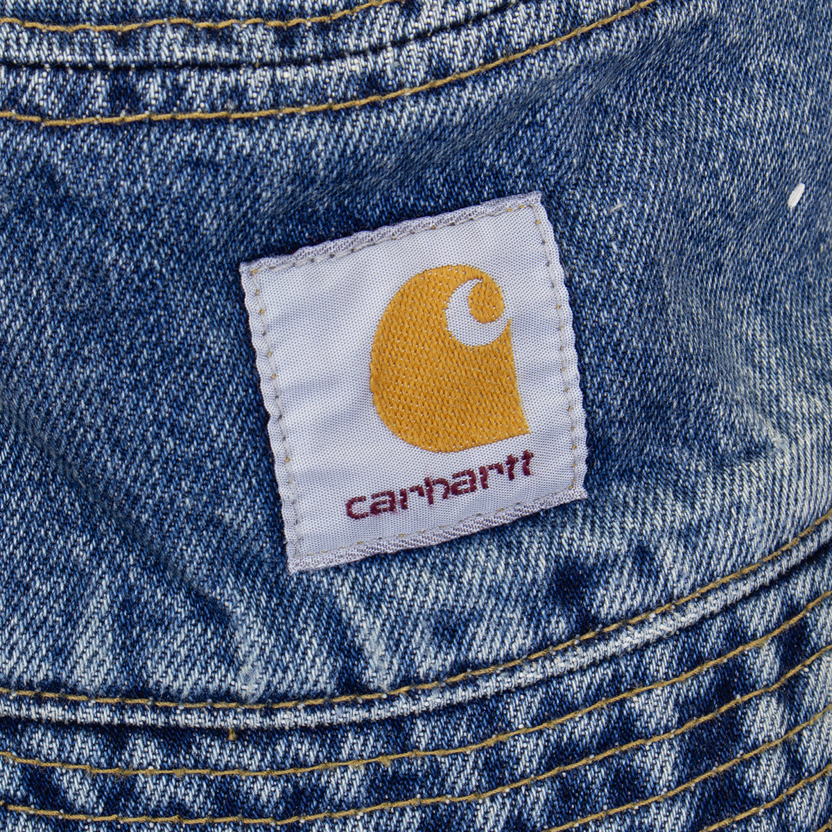 Carhartt WIP - Belmar Bucket Hat
Style # I037019-01EJ
Color : Blue (Destroy Wash Splatter)