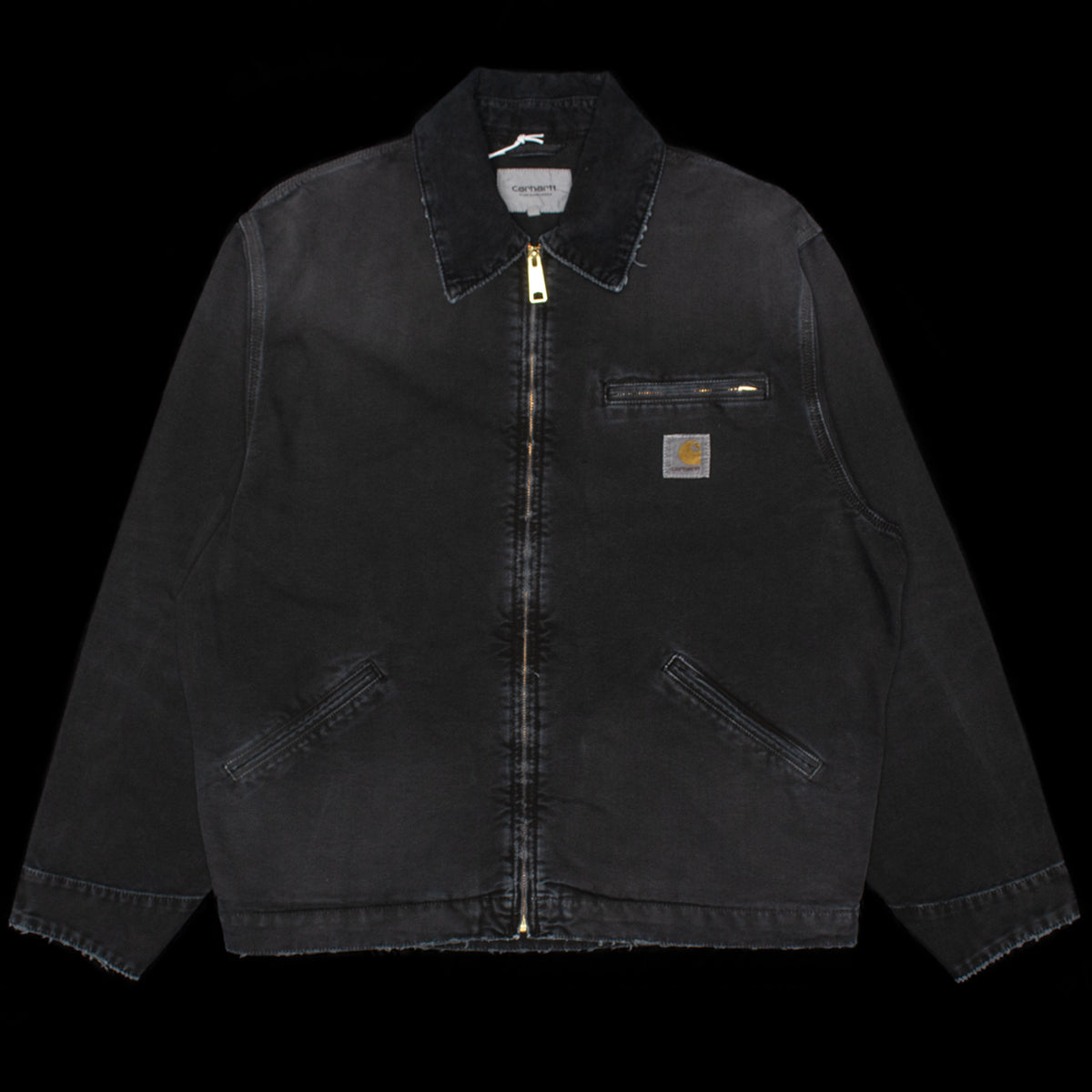 Carhartt WIP - OG Detroit Jacket (Spring)
Style # I035280-00E17
Color : Black (Destroy Wash)
