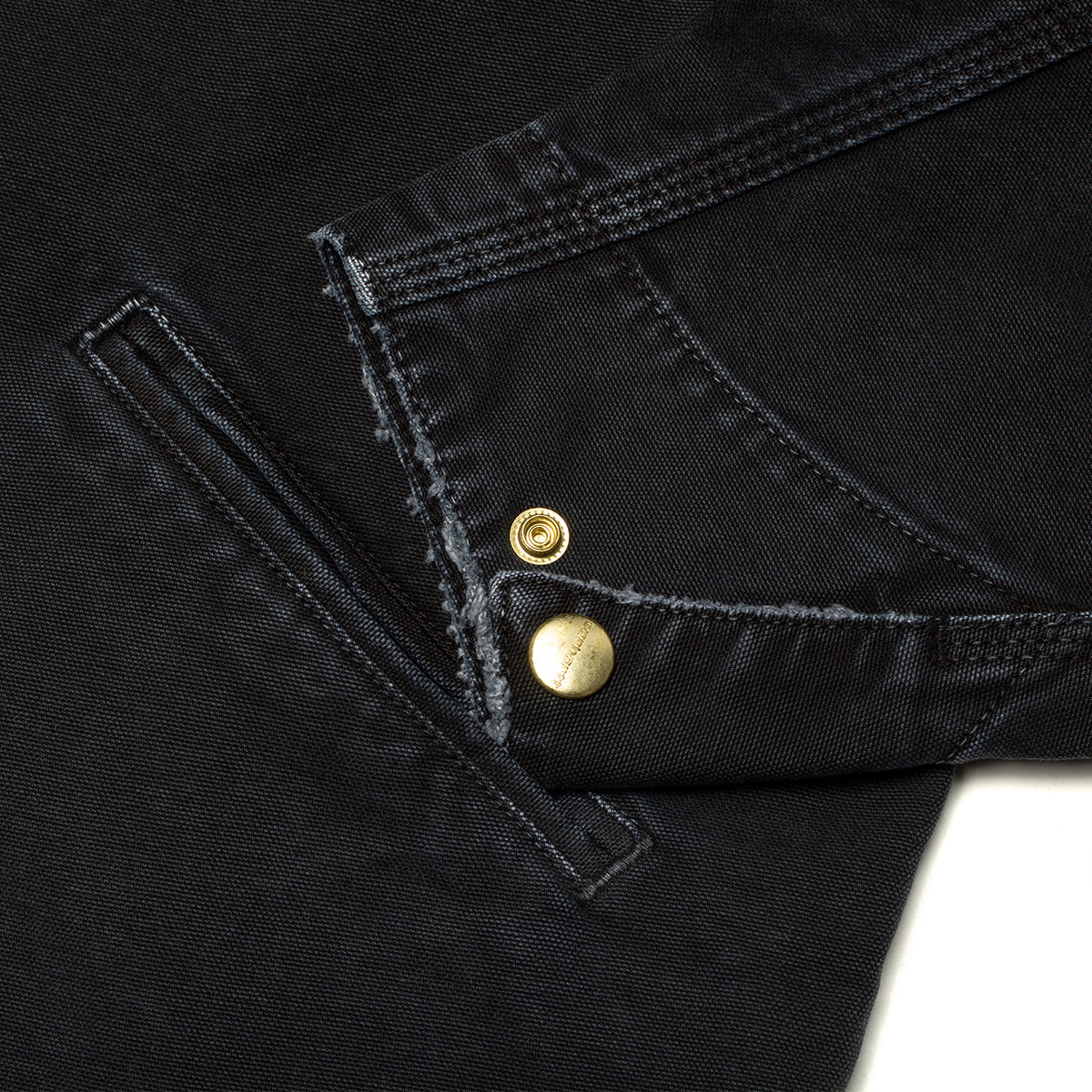 Carhartt WIP - OG Detroit Jacket (Spring)
Style # I035280-00E17
Color : Black (Destroy Wash)