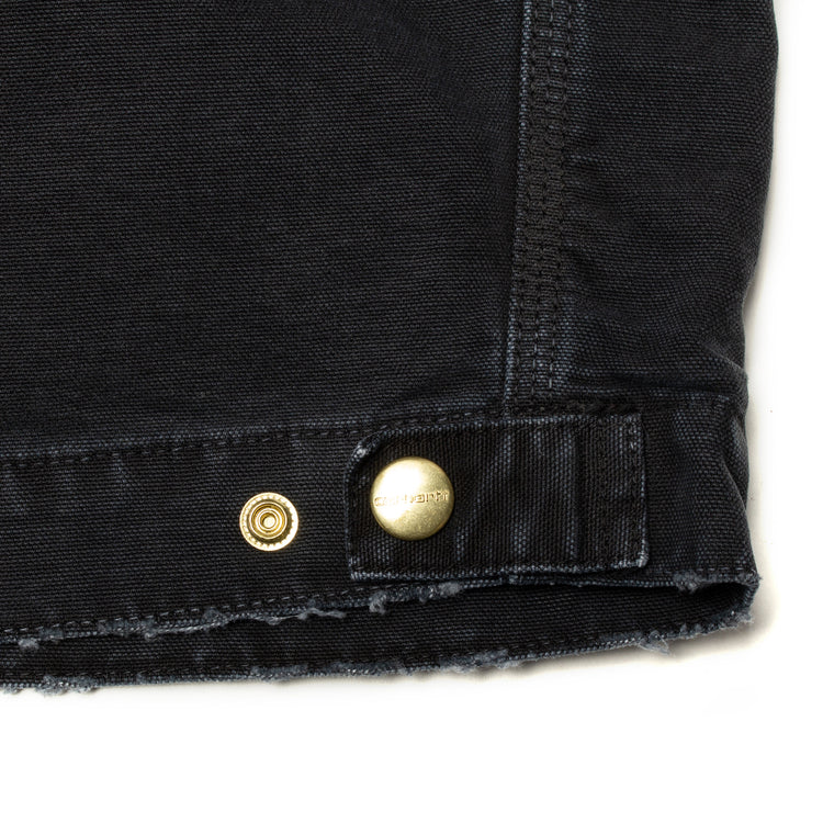 Carhartt WIP - OG Detroit Jacket (Spring)
Style # I035280-00E17
Color : Black (Destroy Wash)