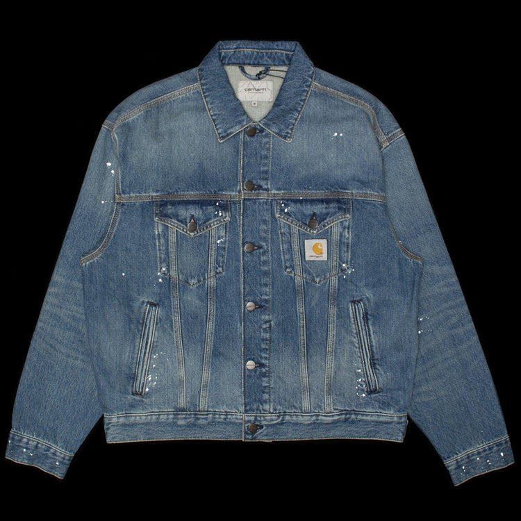 Carhartt WIP - Helston Jacket
Style # I033352-01EJ
Color : Blue (Destroy Wash)