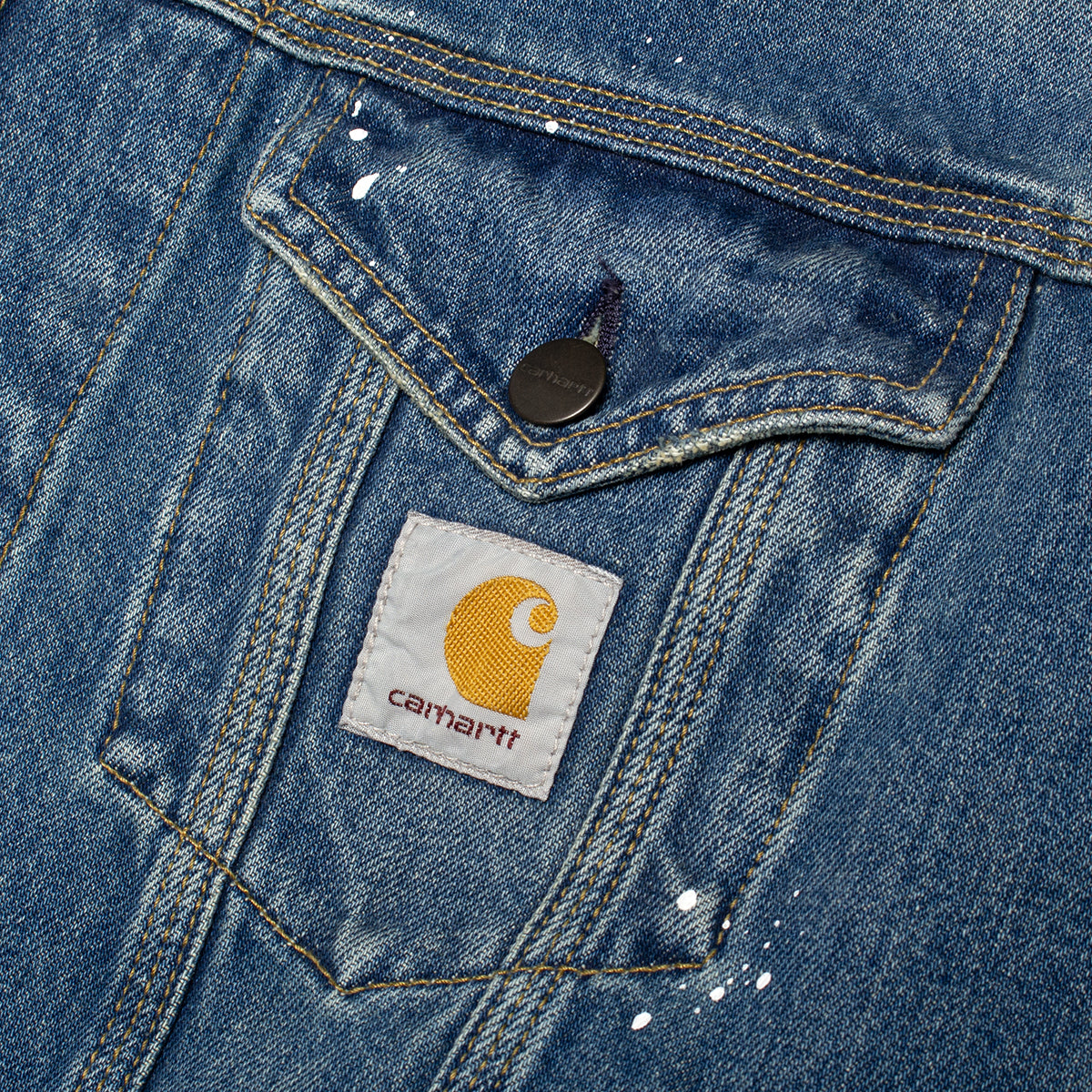 Carhartt WIP - Helston Jacket
Style # I033352-01EJ
Color : Blue (Destroy Wash)