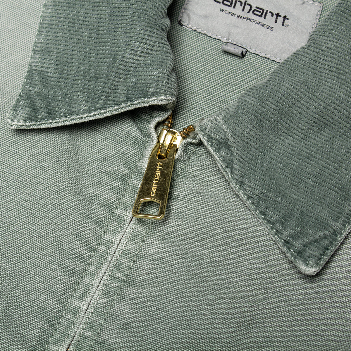 Carhartt WIP - OG Detroit Jacket (Spring)
Style # I035280-3TJ17
Color : Shady Green (Destroy Wash)